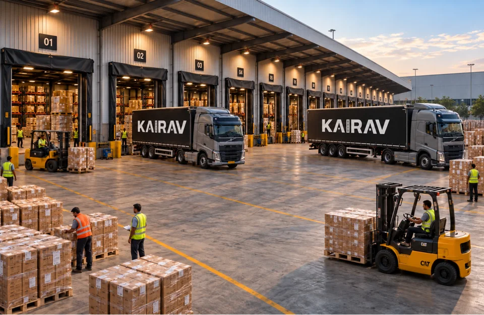 Freight container used in logistics operations