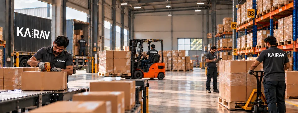 Warehouse and logistics workspace